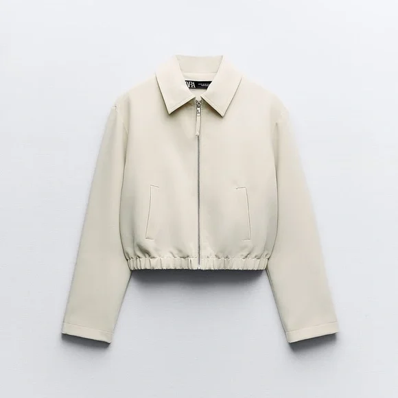 ZARA CROPPED FIT ジャケット 2024AW Mサイズ ZARA CROPPED FIT ジャケット 2024AW - メルカリ